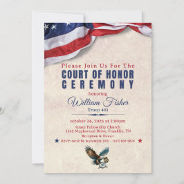 Scout Achievement Ceremony Invitation Kaart