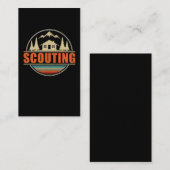 Scout Adventure Natuur Lover Forest Camper Visitekaartje (Voorkant / Achterkant)