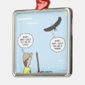 Scout and Eagle Thoughts Metalen Ornament (Links)