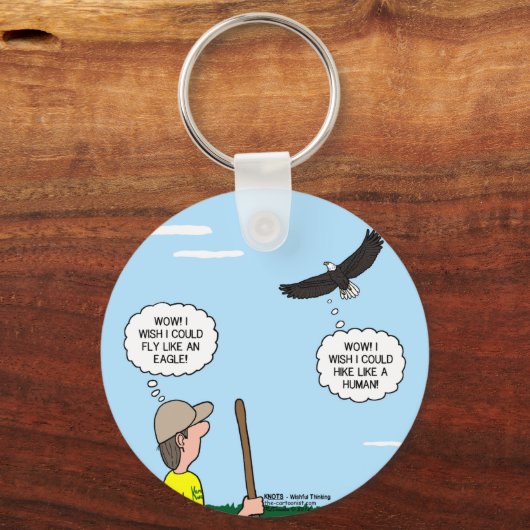 Scout and Eagle Thoughts Sleutelhanger (Voorkant)