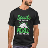 Scout Badge Uniform Nature Wilderness Scouting T-shirt (Voorkant)