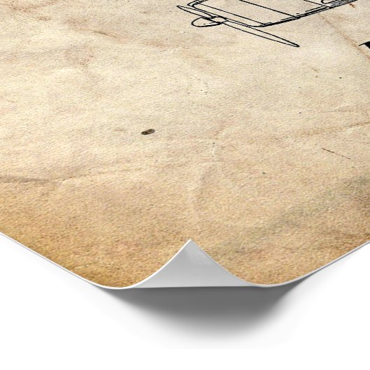 Scout Bomber Airplane Patent Poster (Hoek)