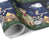 Scout Boy Cartoon Woodland Animals van Campfire Cadeaupapier (Rol Hoek)