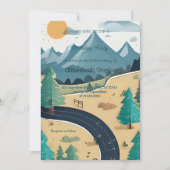 scout Camping party birthday invitation Kaart (Voorkant)