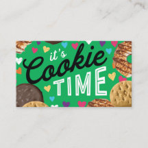 Scout Cookie Visitekaartjes voor meisjes