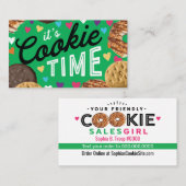 Scout Cookie Visitekaartjes voor meisjes (Voorkant / Achterkant)