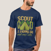 Scout Dad Cub Leader Boy Camping Scouop Troop T-shirt (Voorkant)