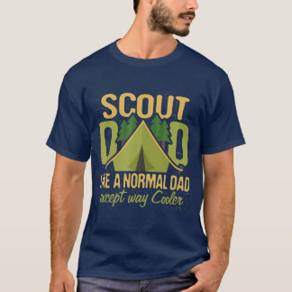 Scout Dad Cub Leader Boy Camping Scouop Troop T-shirt