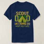 Scout Dad Cub Leader Boy Camping Scouting roop Gi T-shirt (Design voorkant)