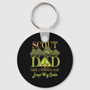 Scout Dad Leader Camping Scouting voor mannen Vade Sleutelhanger