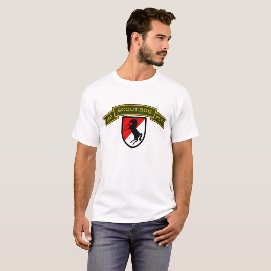 Scout Dog Platoons T-shirt (Voorkant volledig)