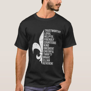 Scout eed en Law scout lid en T-shirt