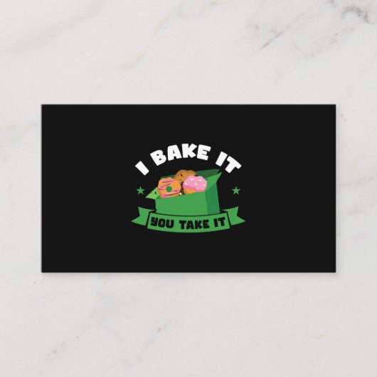 Scout en Cookie Seller Scouting Cookie 4 Visitekaartje (Voorkant)