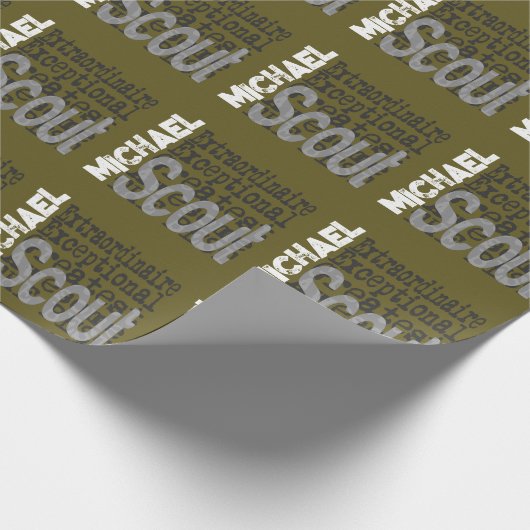 Scout Extraordinaire CUSTOM Cadeaupapier (Hoek)