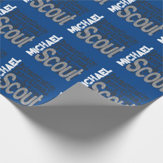 Scout Extraordinaire CUSTOM Cadeaupapier (Hoek)