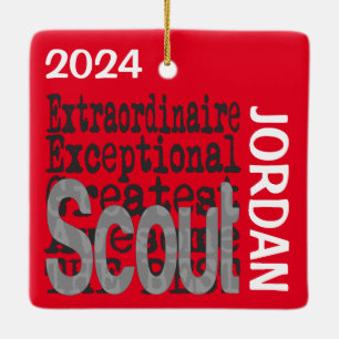 Scout Extraordinaire CUSTOM Keramisch Ornament