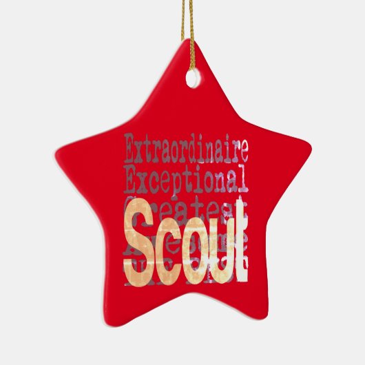Scout Extraordinaire Keramisch Ornament (Rechts)