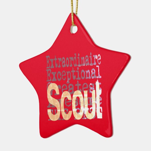 Scout Extraordinaire Keramisch Ornament (Links)
