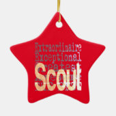 Scout Extraordinaire Keramisch Ornament (Achterkant)