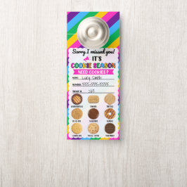Scout Gestreepte Cookies Door Hanger