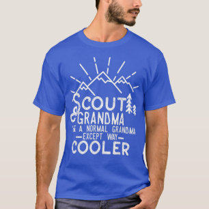 Scout Grandma Shirt Cub Leader Boy Camping
