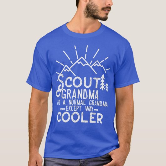 Scout Grandma Shirt Cub Leader Boy Camping (Voorkant)