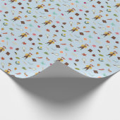 Scout & Gumboot Kinder Cadeaupapier (Hoek)