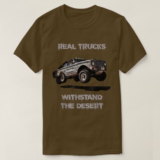 Scout,klassiek,vrachtwagen,pickup,internationaal,o T-shirt (Design voorkant)