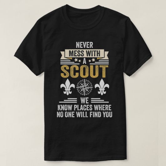 Scout Leader Camping  T-shirt (Design voorkant)