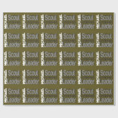 Scout Leader Extraordinaire CUSTOM Cadeaupapier (Vlak)