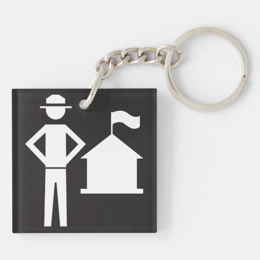 Scout Leader-Sleutelhanger Sleutelhanger (Achterkant)