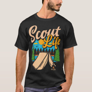 Scout Leven Grappige Scouting Lovers Camping Boys  T-shirt