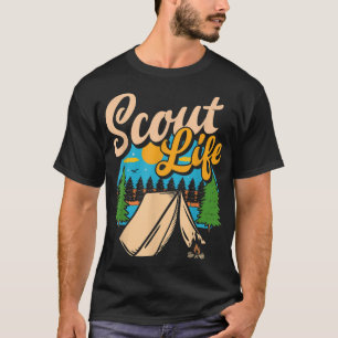 Scout Leven Grappige Scouting Lovers Camping Boys  T-shirt