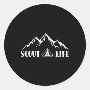 Scout Leven Scouting Liefhebbers Wandel Kamp Scout Ronde Sticker