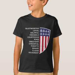 Scout Leven Verkenners Vlag Liefhebbers Wandelinge T-shirt
