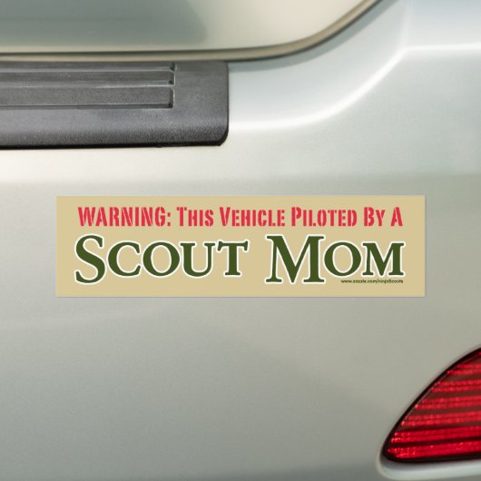 Scout Ma (tan) Bumpersticker (Op auto)