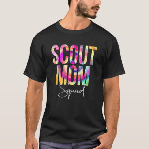 Scout mam Squad Tie Dye terug naar school Women Ap T-shirt