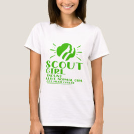 Scout meisje zoals normaal meisje gewoon veel cool t-shirt