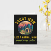 Scout Mom Scouting Troop Leader Jongens Meisjes Ca Kaart (Gele Bloem)