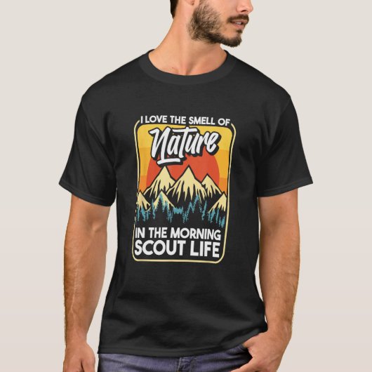 Scout Mountains Nature Uniform  Wilderness Scoutin T-shirt (Voorkant)