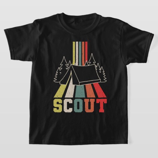 Scout Retro Tent T-shirt (Laagn)