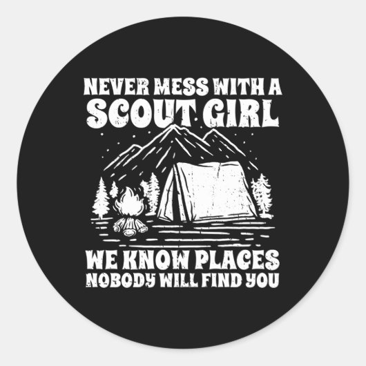 Scout Ronde Sticker (Voorkant)