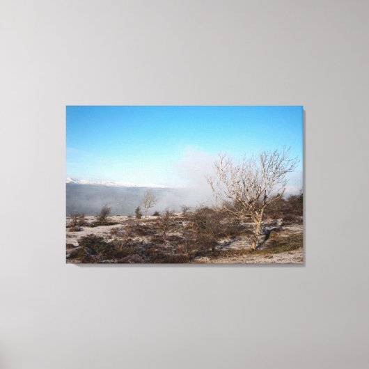 Scout Scar Cumbria England Holiday Card Canvas Afdruk (Voorkant)