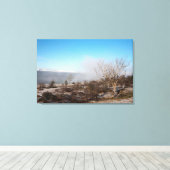 Scout Scar Cumbria England Holiday Card Canvas Afdruk (Insitu (Houten vloer))