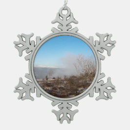 Scout Scar Cumbria England Holiday Card Poster Pho Tin Sneeuwvlok Ornament