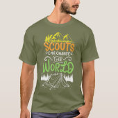 Scout Scouts Camp Mountains T-shirt (Voorkant)