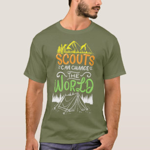 Scout Scouts Camp Mountains T-shirt