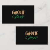 Scout Shirt Cookie Boss Meisjes Cookie Dealer Scou Visitekaartje (Voorkant / Achterkant)