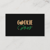 Scout Shirt Cookie Boss Meisjes Cookie Dealer Scou Visitekaartje (Voorkant)
