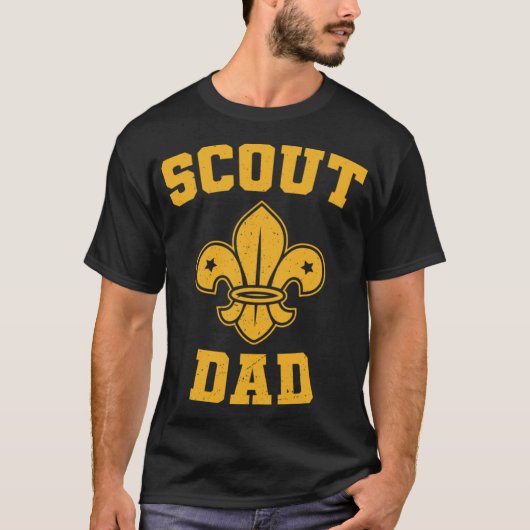 Scout vader scout scoutingleven stijl t-shirt (Voorkant)